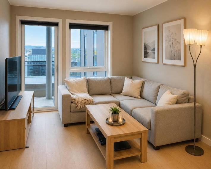 Ferienwohnung für 4 Personen, mit Balkon und Ausblick - 1