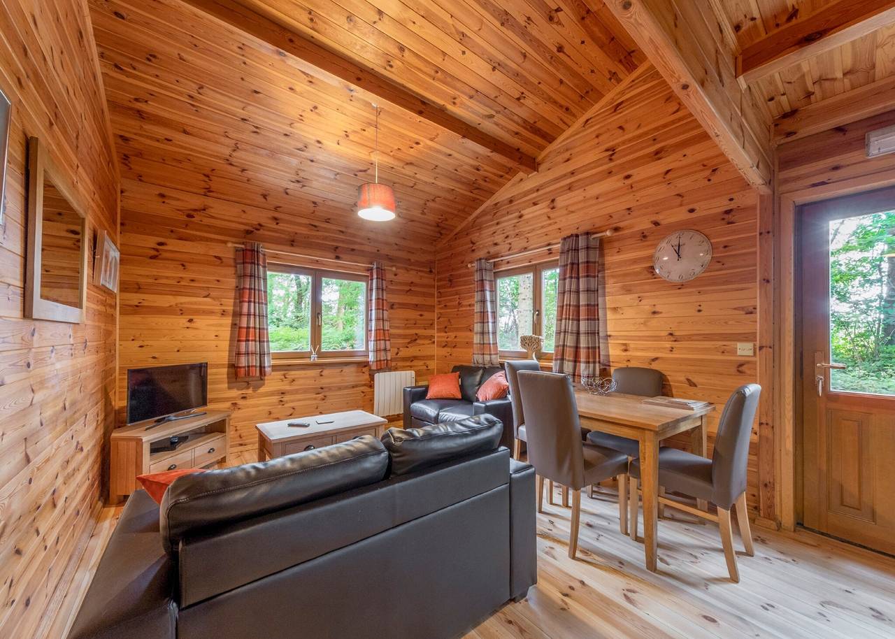 Woodland Willow Lodge in Shropshire