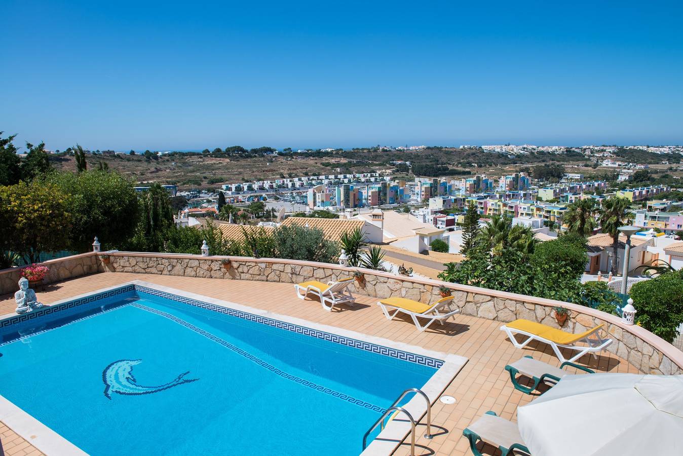 Villa 'Malu' with Sea View, Wi-Fi and Air Conditioning in Albufeira, Faro District