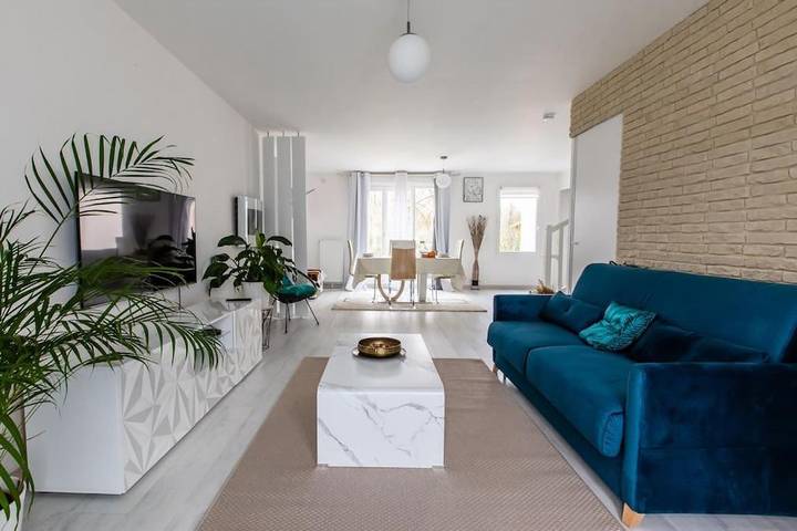 Appartement de vacances pour 8 personnes, avec Jardin