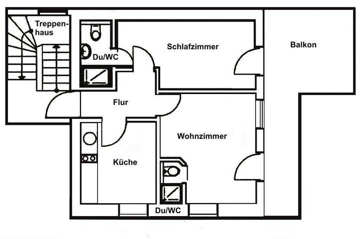 Ferienwohnung für 4 Personen, mit Balkon/Terrasse und Terrasse in Reichsburg Cochem - 4