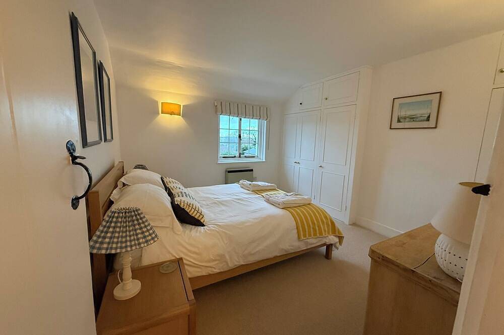 Schönes Häfen aufgeführtes Küstenwachen-Häuschen, Snowhill, Westwittering in West Wittering Beach, West Wittering