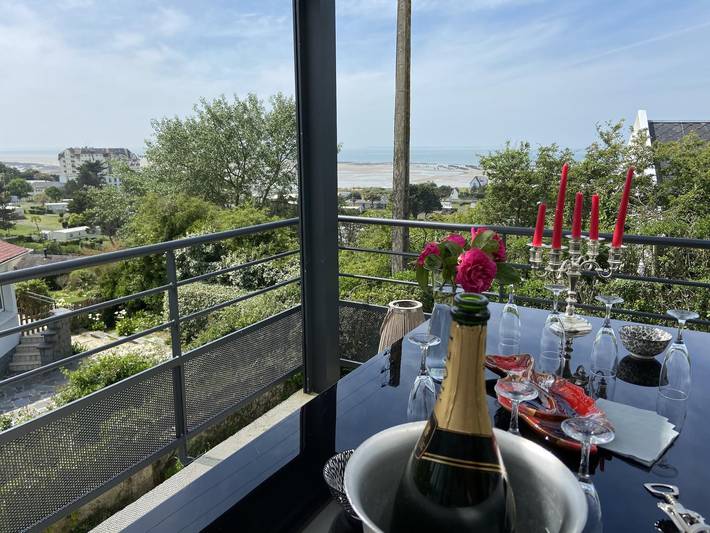 Maison de campagne pour 15 personnes, avec jardin ainsi que sauna et vue sur l’océan à Donville-les-Bains - 3