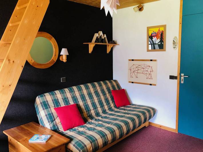Ganzes Studio, Gemütliches Studio an der Piste mit Parkplatz und Balkon, ideal für 4 Personen in Valmorel, Les Avanchers-Valmorel