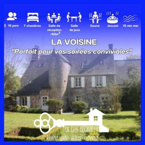 Maison de vacances pour 15 personnes, avec jardin ainsi que sauna et jacuzzi, animaux acceptés