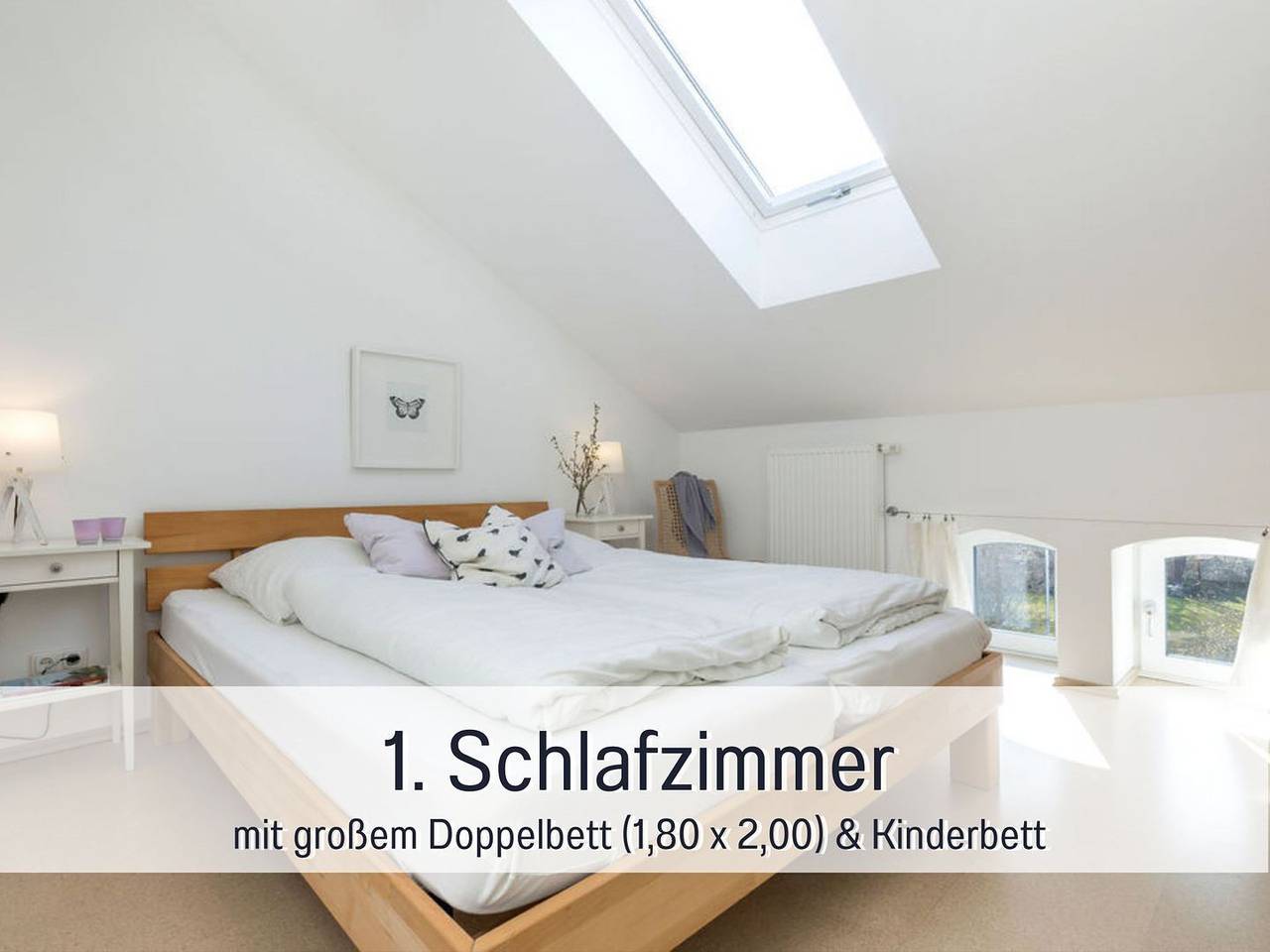 Ganze Wohnung, Fewo Lavendel (60m²): Viel Sonne, 2 franz. Balkone & Platz für 5 in Westfehmarn, Gammendorf