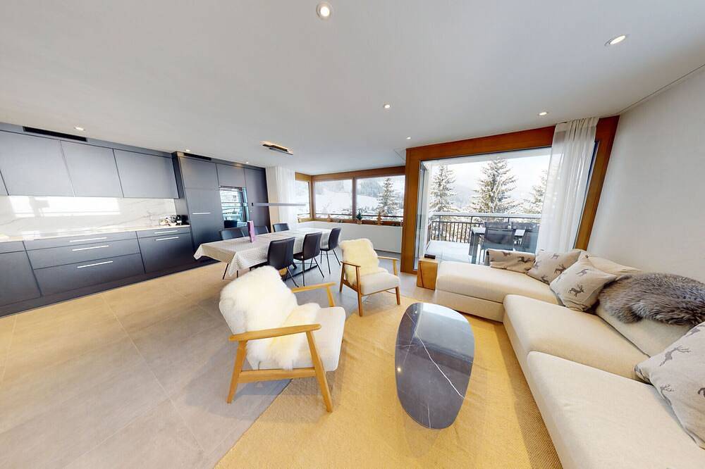 Ganze Wohnung, Wohnung mit Hotel-Spa & Pool in Churwalden, Plessur Alpen