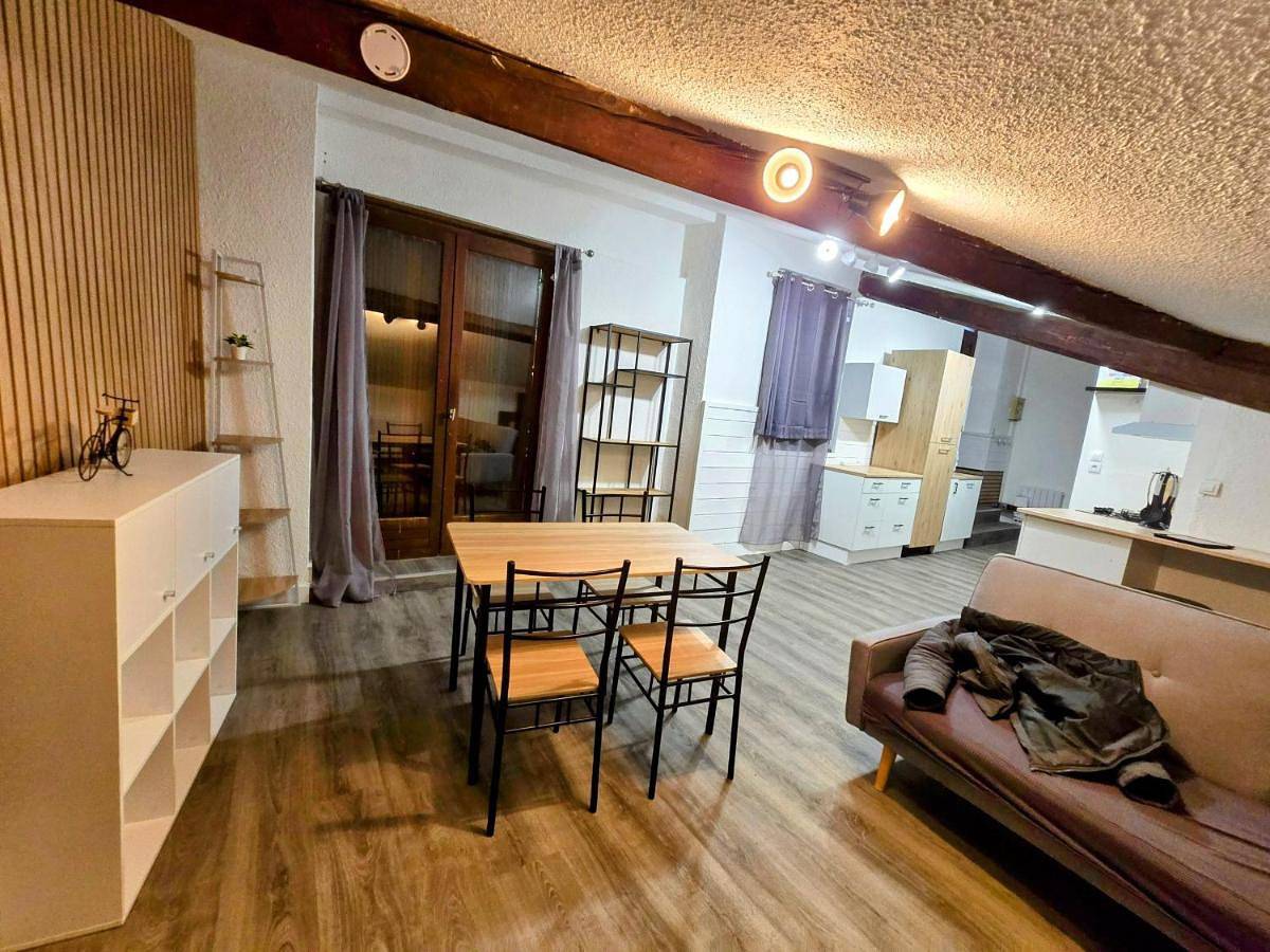 Appartement entier, Grand T3 Wifi 2 chambres 82m2 centre Foix stationnement devant le logement in Foix, Ariège