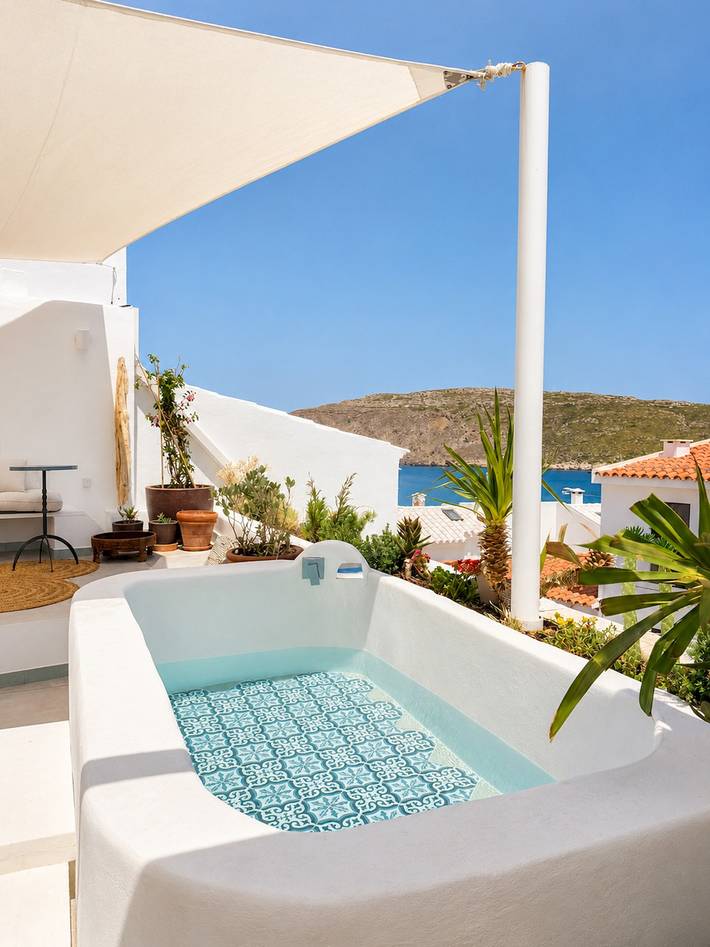 Casa de vacaciones para 6 personas, con Terraza en Fornells