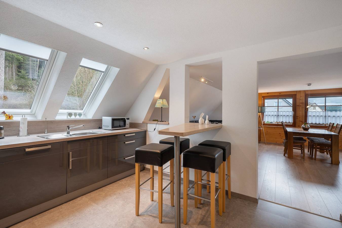 Ganze Wohnung, Allergikerfreundlich Ferienwohnung mit 2 Schlafzimmern mit privater Terrasse, Balkon und Garten in St. Georgen, Mittlerer Schwarzwald