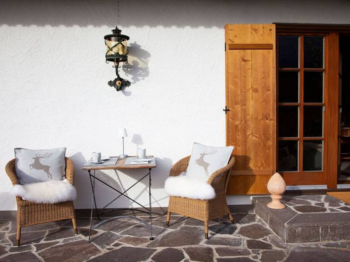 Ferienwohnung für 5 Personen, mit Terrasse und Ausblick sowie Garten, mit Haustier - 1