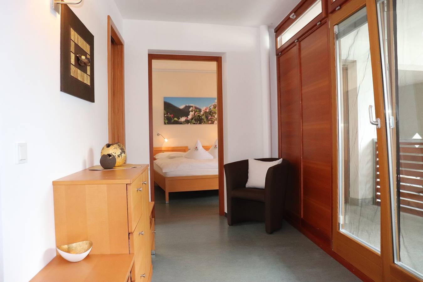 Ganze Wohnung, Apartment „Draxlhof Apfelblüte“ mit Bergblick, privater Terrasse und Wlan in Tarsch, Latsch