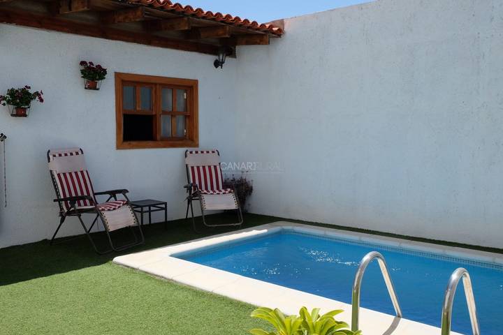 Bauernhof für 3 Personen, mit Terrasse und Garten sowie Pool in Granadilla de Abona