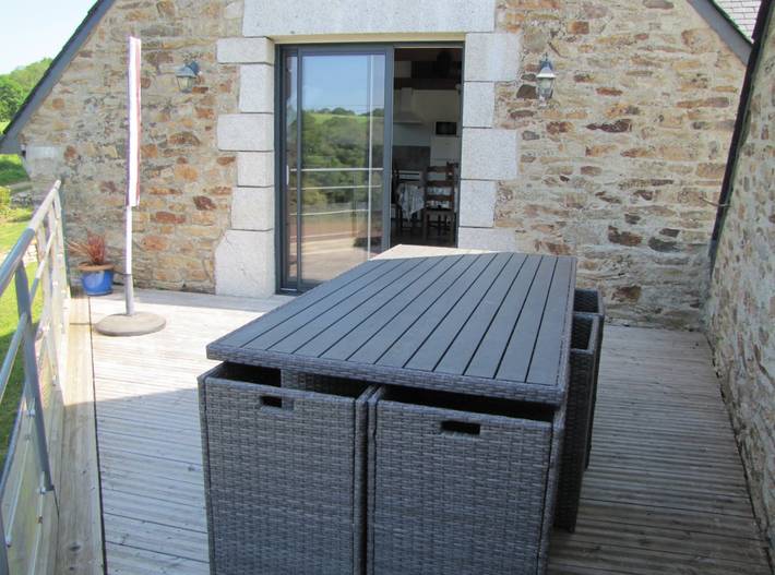 Gîte pour 7 personnes, avec balcon et jardin, animaux acceptés à Bannalec - 3