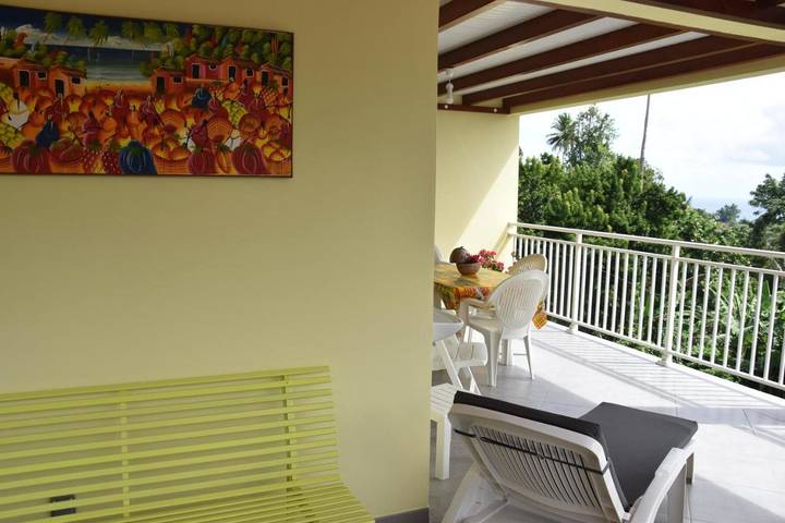 Location de vacances pour 4 personnes, avec jardin et vue à Sainte-Marie - 2