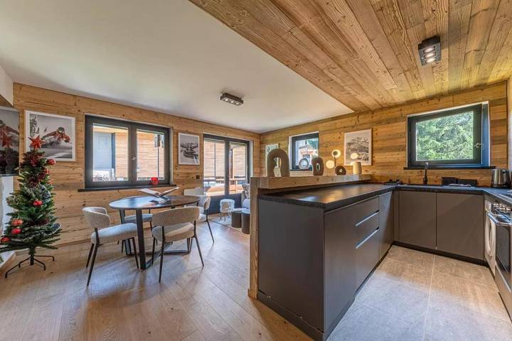 Gîte pour 4 personnes, avec balcon dans Patinoire Centrale Patinoire Exterieure Megeve