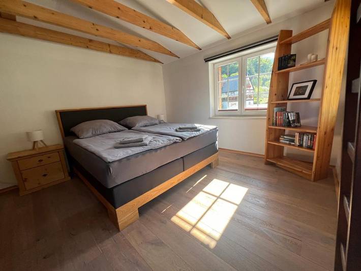 Ferienwohnung für 2 Personen, mit Terrasse und Garten sowie Sauna in Krippen - 2