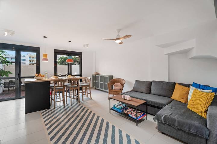 Ferienhaus für 4 Personen, mit Garten und Kinderpool in El Médano