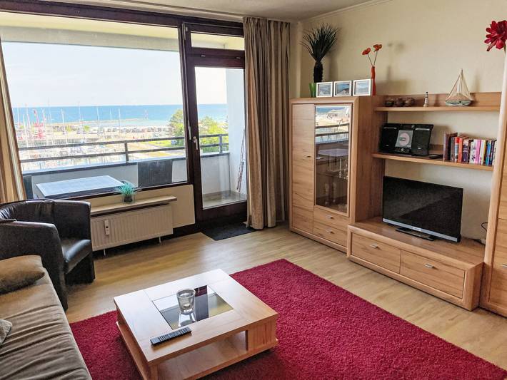 Ferienwohnung für 2 Personen, mit Balkon und Ausblick in Damp - 2