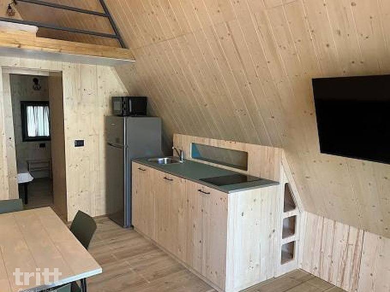 Tritt — Glampingzelt für 5 Personen in der Toskana in einem kleinen Ferienpark in Strandnähe in Riparbella, Etruskische Küste