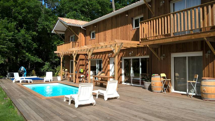 Chambre d’hôte pour 4 personnes, avec piscine et jardin en Gironde - 4