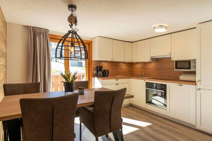 Ferienwohnung für 4 Personen, mit Balkon und Ausblick in Tschagguns