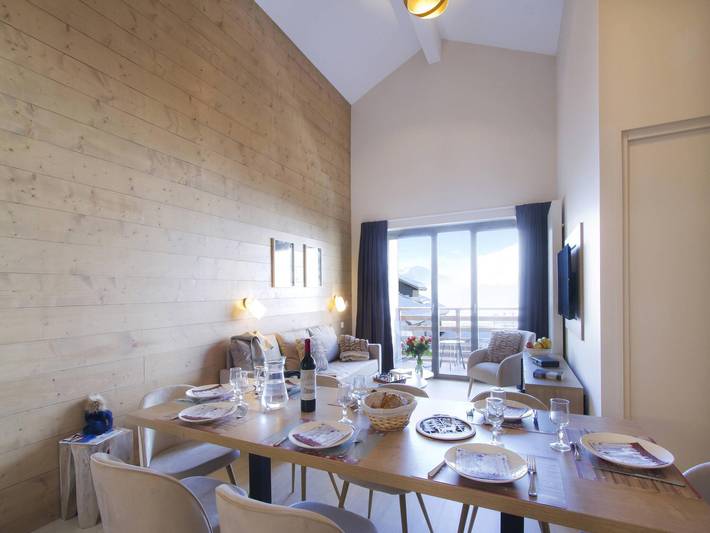 Chalet pour 10 personnes, avec balcon, animaux acceptés à Huez - 3