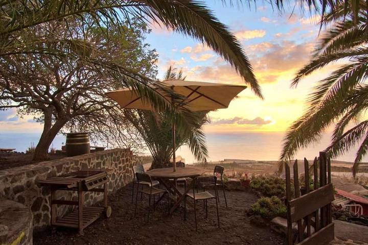 B&b per 2 persone, con Terrazza e Giardino nonché Panorama in La Palma