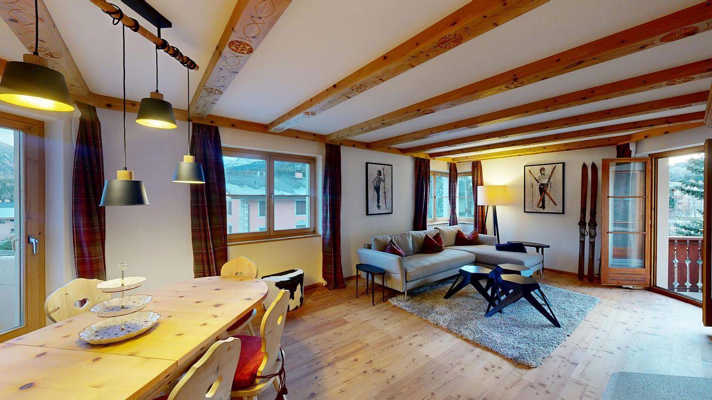 Ganze Wohnung, Apartment Zigna - grosszügige und hochwertige Wohnung an zentraler Lage in Celerina, Sankt Moritz