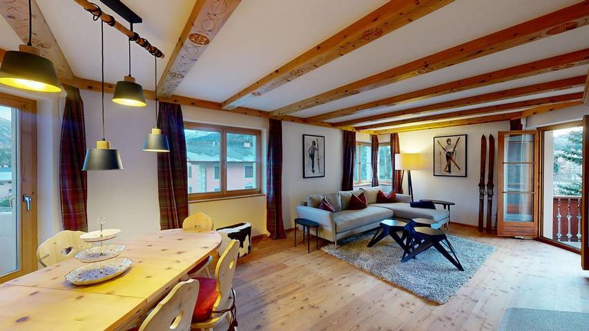 Ferienwohnung für 6 Personen, mit Balkon in Celerina