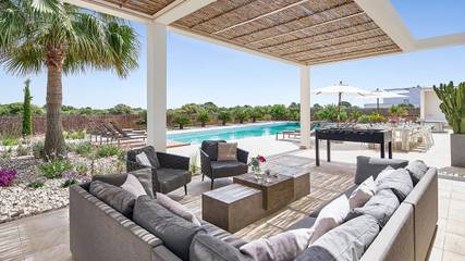 Ferienhaus in Sa Ràpita, Campos für 12 