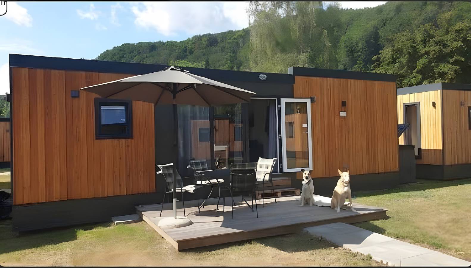 Ganze Ferienwohnung, Tiny Home 'Lotte und Frieda' mit privater Terrasse in Riedenburg, Altmühltal