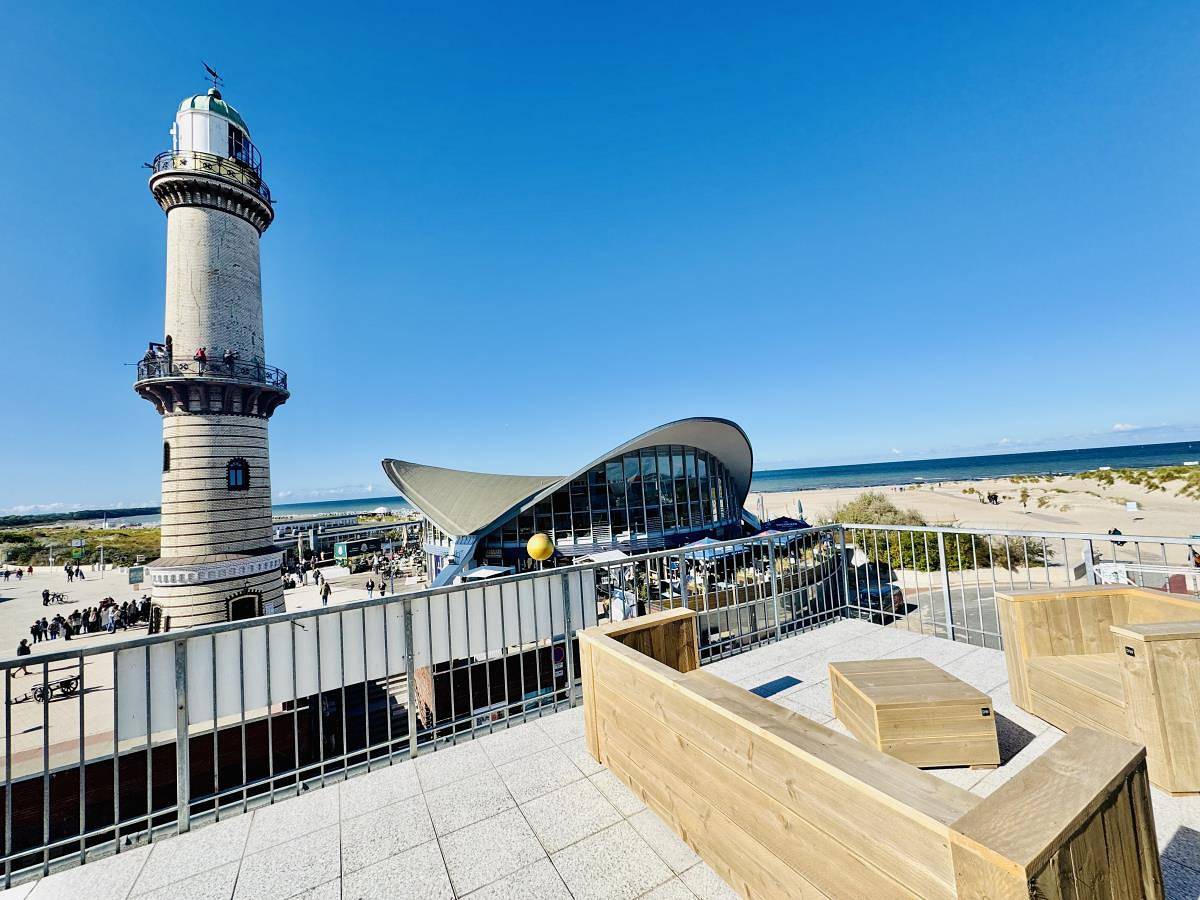 Hel lägenhet, Lägenhet för 2 Personer med havsutsikt in Warnemünde Strand, Rostock
