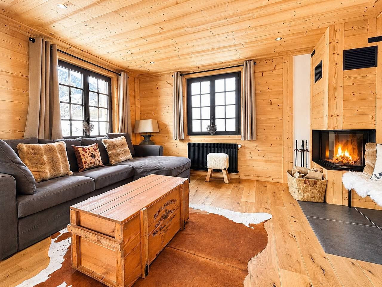 Chalet cosy à Flumet pour 8-10 pers. avec cheminée et Wifi in Flumet, Région d'Albertville