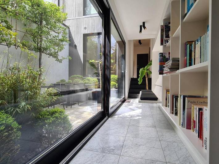 Chambre d’hôte pour 2 personnes, avec Terrasse ainsi que Jardin et Vue à Etterbeek