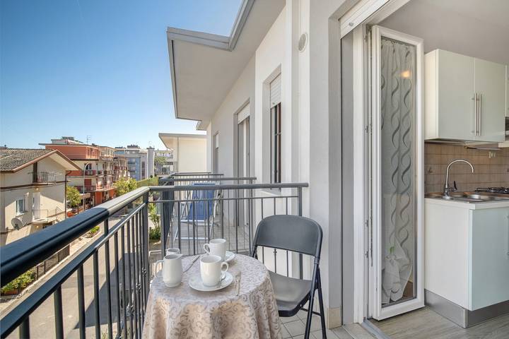 Apartament wakacyjny dla 4 osób, z Balkon w Jesolo