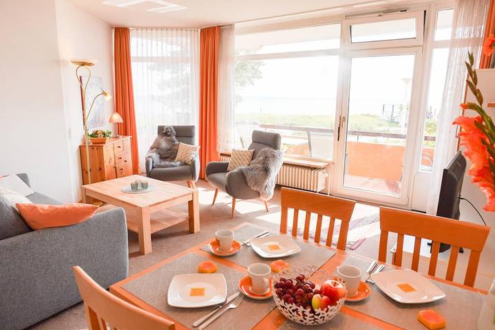Ferienwohnung für 3 Personen, mit Balkon und Meerblick, mit Haustier in Scharbeutz