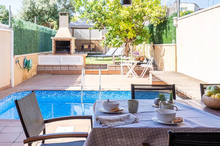 Maison de vacances pour 8 personnes, avec Balcon et Jardin