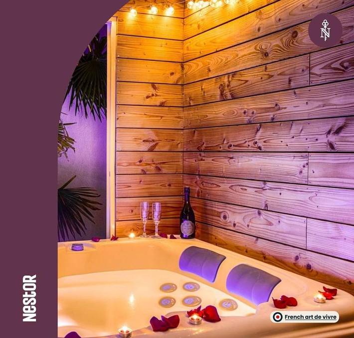 Apartamento de vacaciones para 2 personas, con terraza además de jacuzzi y jardín - 1