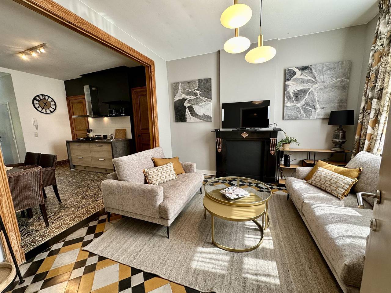 Charming renovated urban gite in Ciney in Ciney, Namur (region)