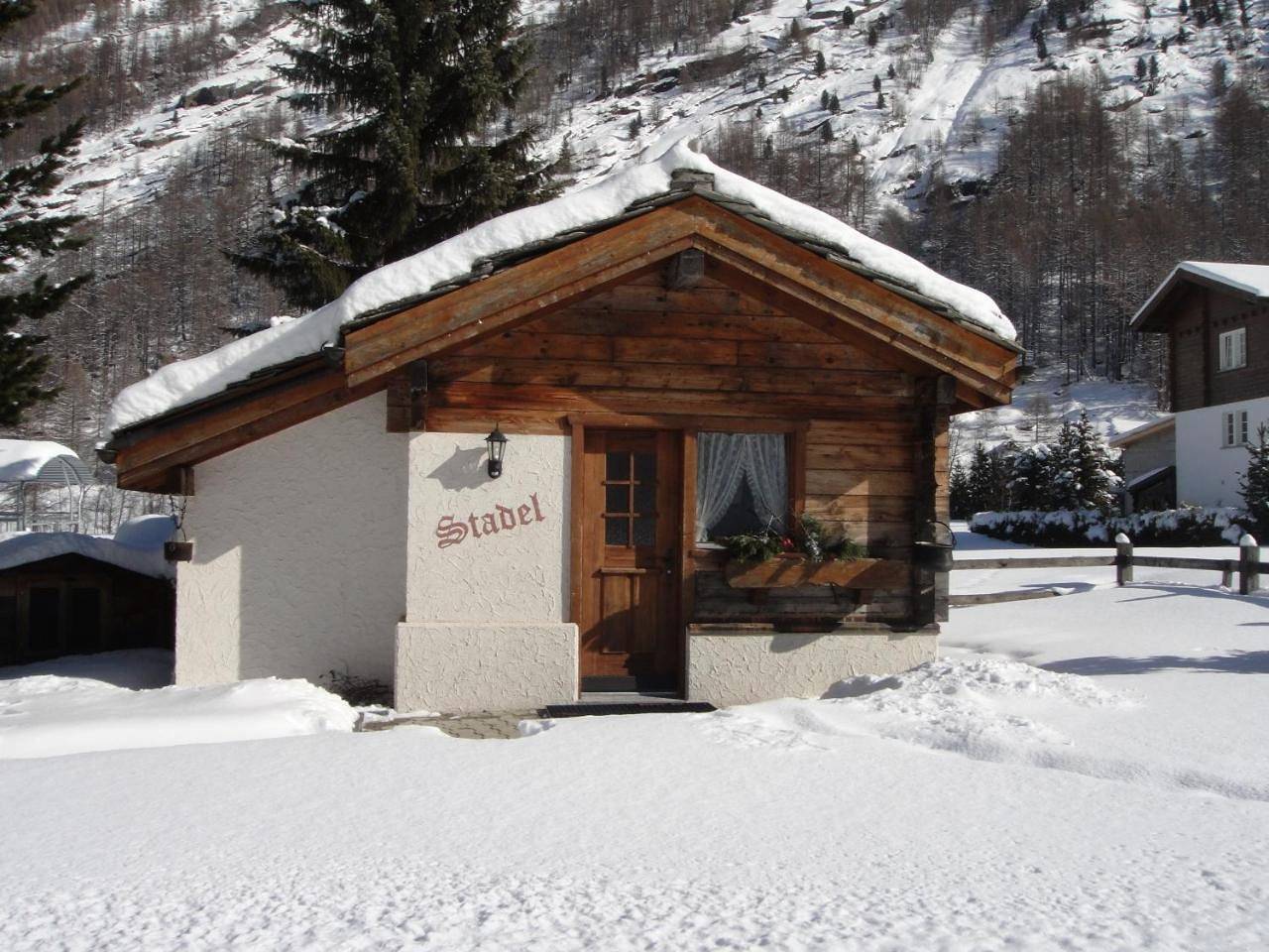 Ganze Wohnung, Chalet Stadel in Saas-Grund, Walliser Alpen