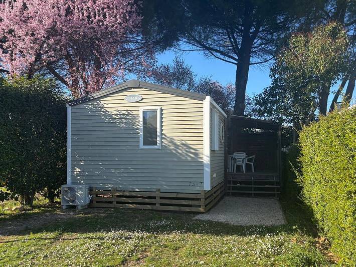 Flower Camping Provence Vallée - Mobilheim 4 personen - Eco Lodgia – 2 Schlafzimmer in Manosque, Regionaler Naturpark Luberon