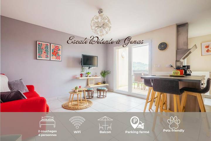 Appartement de vacances pour 4 personnes, avec balcon