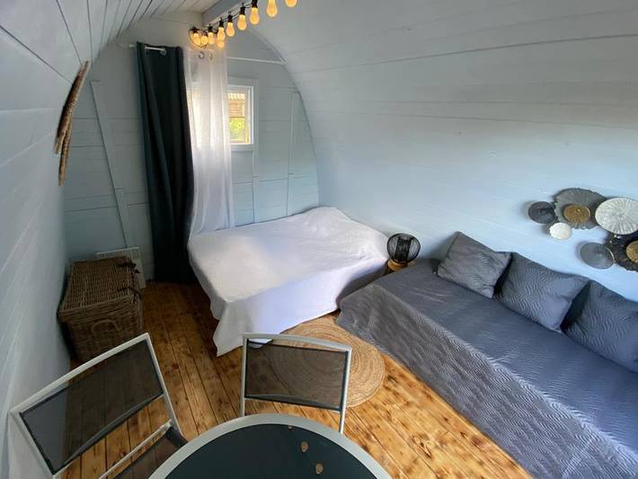 Camping Sites et Paysages - Le Moulin  - Hébergement 2 personnes - Pod Insolite Nature in Martres-Tolosane, Haute-Garonne