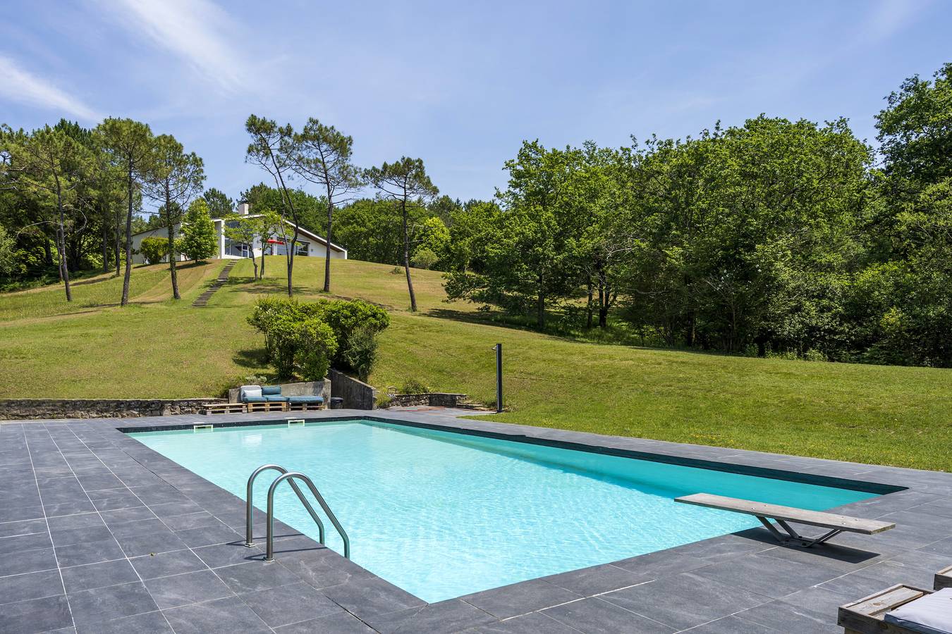 Maison de vacances 'Espace, Luxe, Calme Et Nature' avec vue sur les montagnes et climatisation in Saint-Martin-de-Seignanx, Côte d’Argent