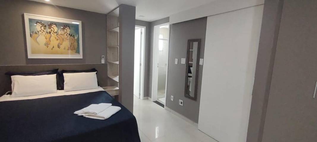Casas e apartamentos de temporada para 2 pessoas, com piscina e jardim na Praia do Flamengo