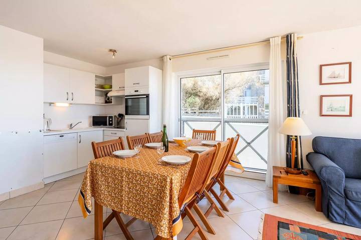 Ganze Wohnung, Carnac - Ferienwohnung 4 Zimmer weich- 55m2- Meerblick in Carnac Plage, Carnac
