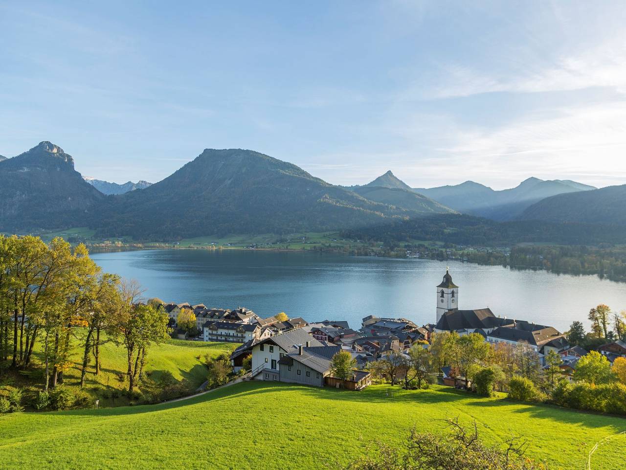 Altroiterhof - Gästehaus Altroit  Doppelzimmer  Grünsee in Sankt Wolfgang im Salzkammergut, Bezirk Gmunden
