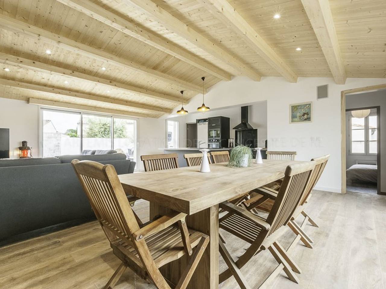 Maison familiale avec piscine chauffée et terrasse à La Flotte in La Flotte, Île de Ré