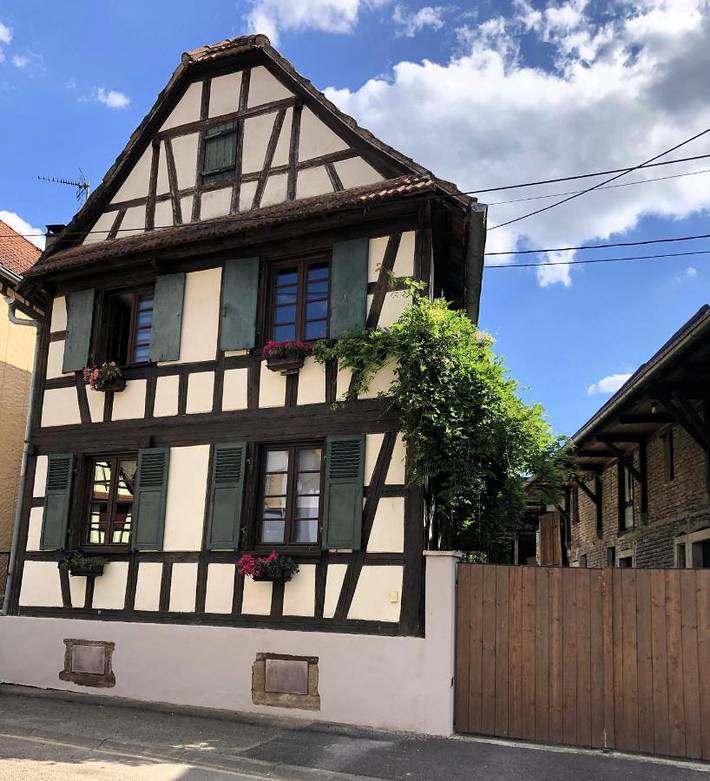 Gîte pour 4 personnes, avec terrasse à Ittenheim